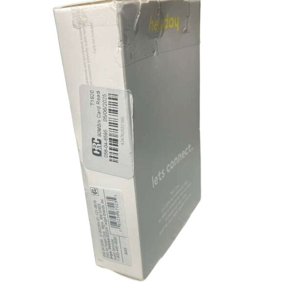 USB C to USB A 90MB/s Card Reader Adapter heyday Black New for Mac/PC Box Wear - Picture 9 of 9